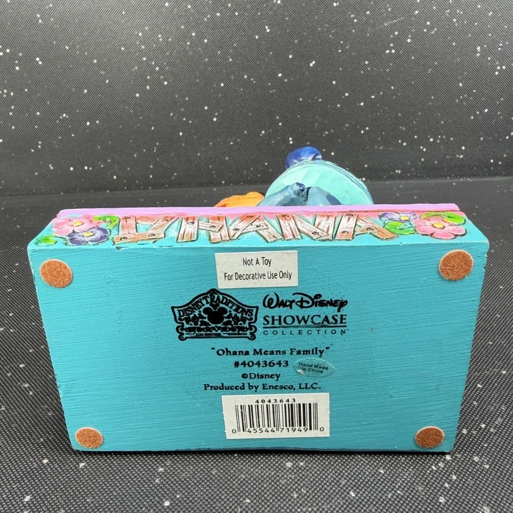 Disney Traditions Jim Shore Lilo and Stitch Ohana Means Family Figurine Resin